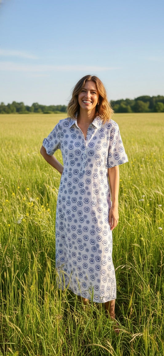The Indigo Sun Dress