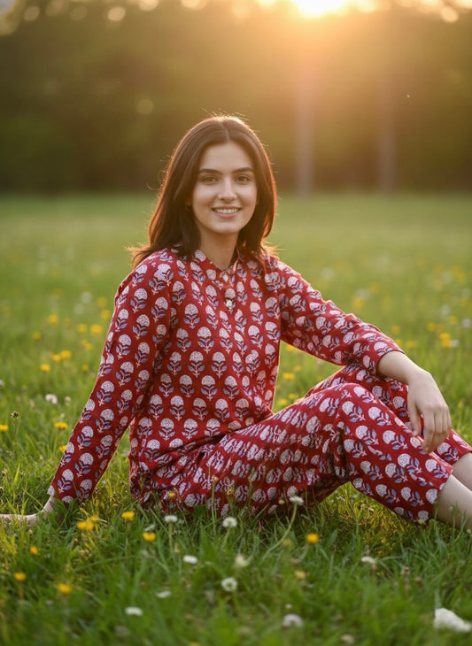 Gulnaar Garden Coord Set