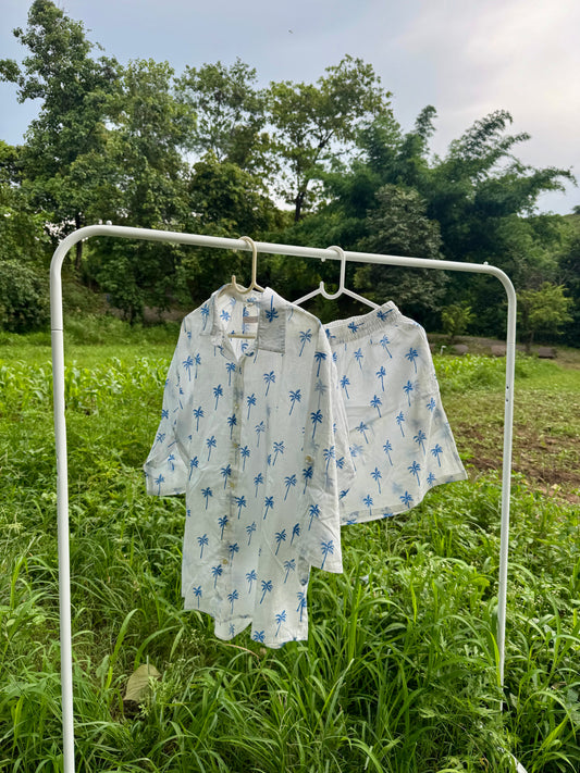 Coconut Shirt & Pant Co-ord Set